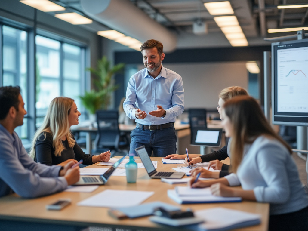 CFO Leading a Financial Strategy Meeting